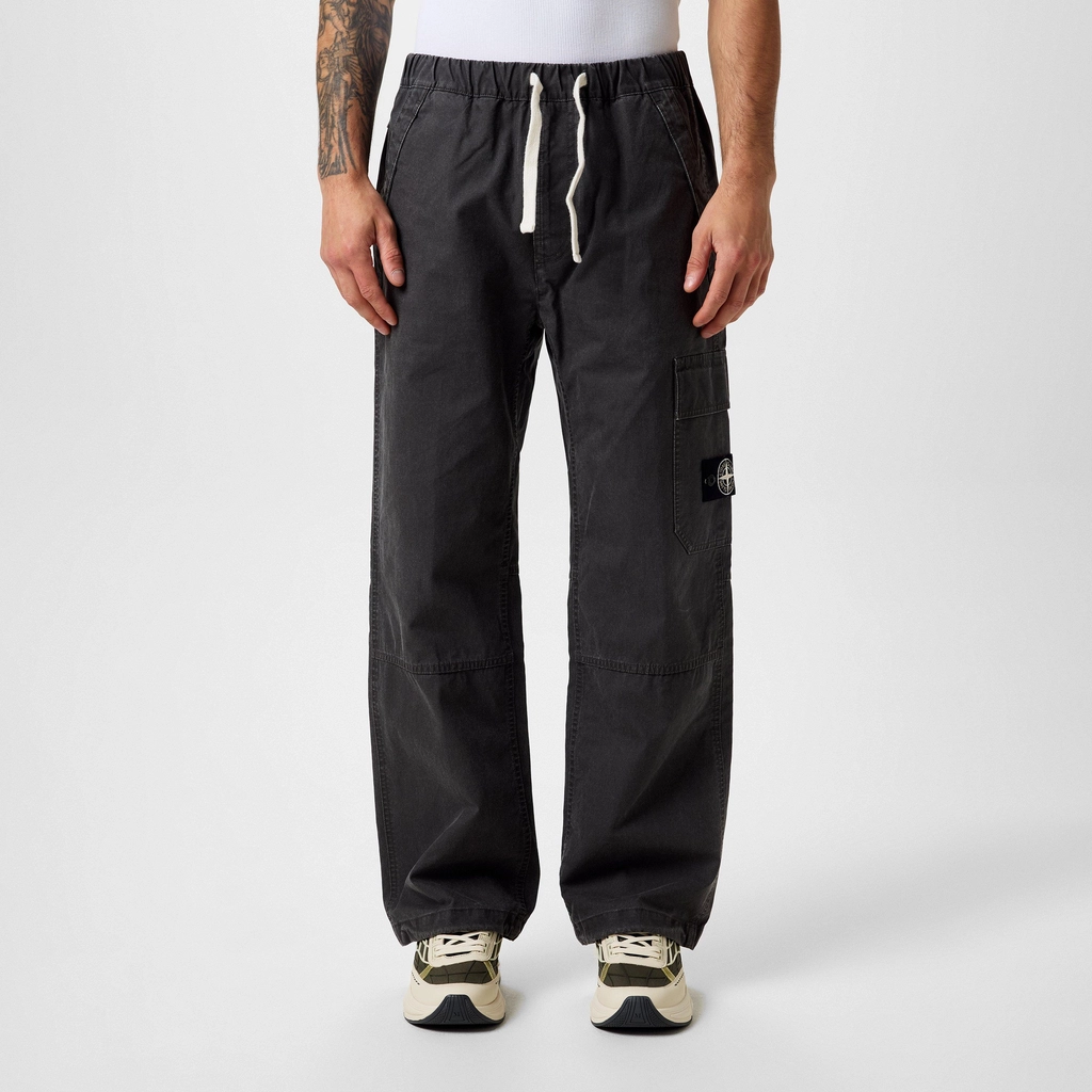 Stone Island Drawstring Cargos - Piombo V0062